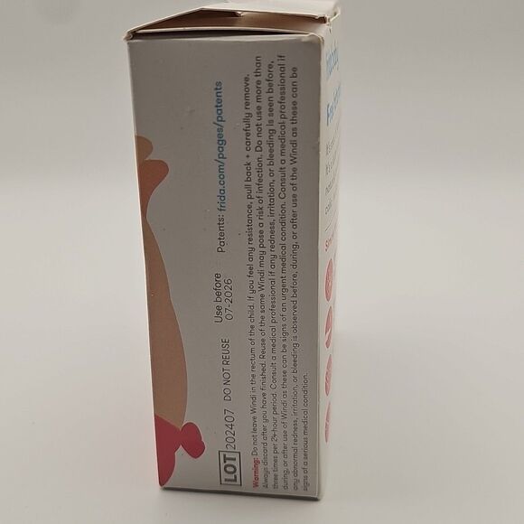 Fridababy Windi The Gaspasser 0+ Mo- 10 Ct Gas Colic Relief Baby Infant Exp 7/26 - Picture 2 of 4